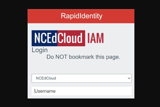 ncedcloud login