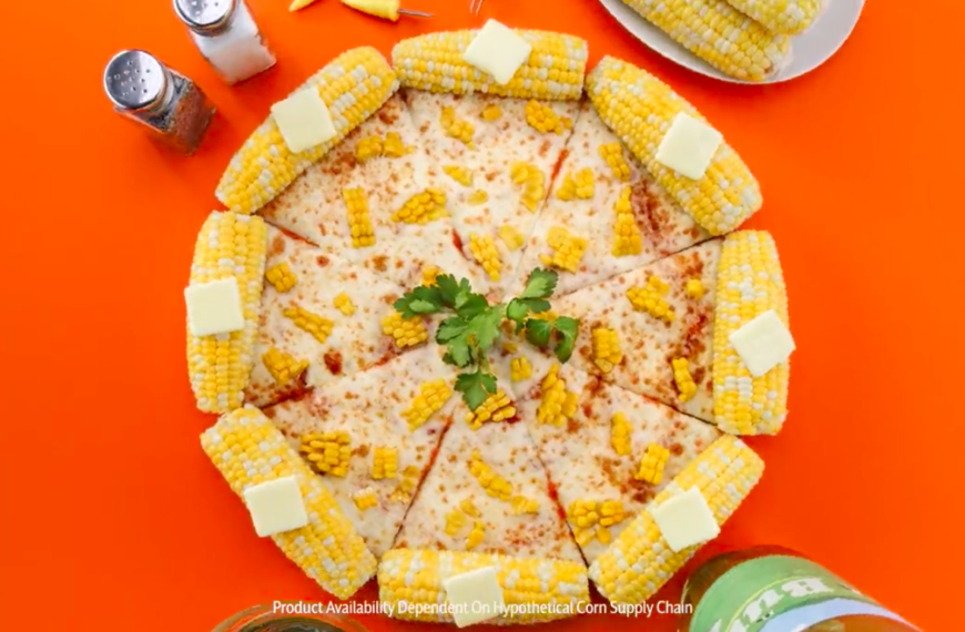 Little Caesars Unveils Corn Pizza Delight - Golden on the Crust