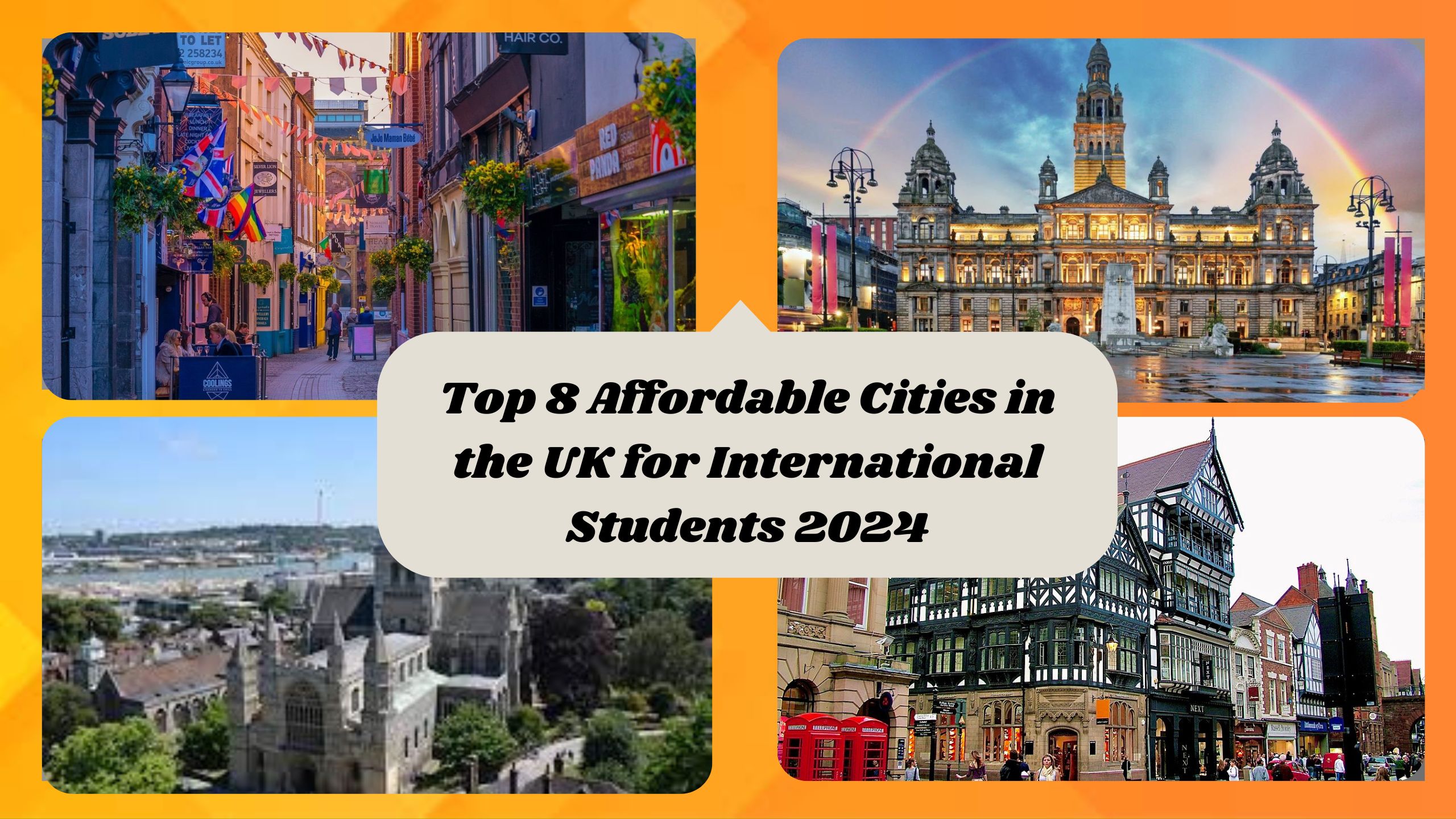 Top 8 Affordable Cities in the UK for International Students 2024