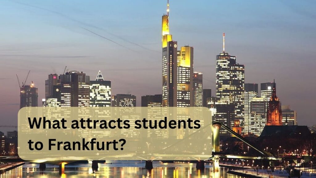 Frankfurt city in Germany