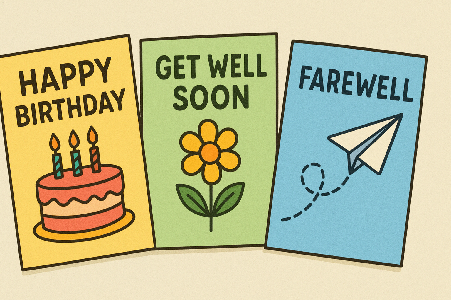 funny leaving cards